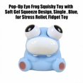 thumbnail image 3 of Pop-Up Eye Frog Squishy Toy with Soft Gel Squeeze Design, Single, Blue, for Relaxation, Squeeze Toy, 3 of 3