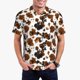 thumbnail image 1 of Fotbe Cow Tie Dye Camiseta Polo de Golf para Hombre con Estampado – Camisa Deportiva Transpirable con Cuello Abotonado-Medium, 1 of 6