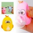 thumbnail image 3 of Pobo Chicken Pinch Happy Eyes Descompresión ocular Escupir soplar Brilla en la oscuridad Juguete de broma, 3 of 3