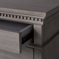 thumbnail image 4 of SAFAVIEH Couture Allisyn Glam Nightstand with 3 Drawers, Light Grey, 4 of 16