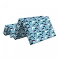 thumbnail image 2 of Nautical Foldable Mattress, Cartoon Whale and Dolphins, 74.8" x 39.4", Sea Blue Multicolor, by Ambesonne, 2 of 6