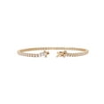 thumbnail image 4 of Rachel Koen Prong Set Diamond Tennis Bracelet 14K Yellow Gold 3.40Cttw 7 Inches, 4 of 7