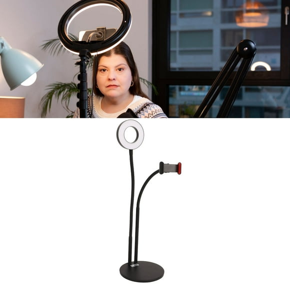 Luz para selfies luz suave de escritorio resistente con círculo LED de uso amplio regulable para transmisión en vivo ANGGREK Otros