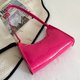 thumbnail image 1 of Bolso De Hombro Bolso de hombro para mujer de moda para axilas rostro brillante informal para el trabajo (rojo rosa), 1 of 8