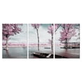 thumbnail image 3 of Chic Home Blossom 3 Piece Set Wrapped Canvas Wall Art, 3 of 4