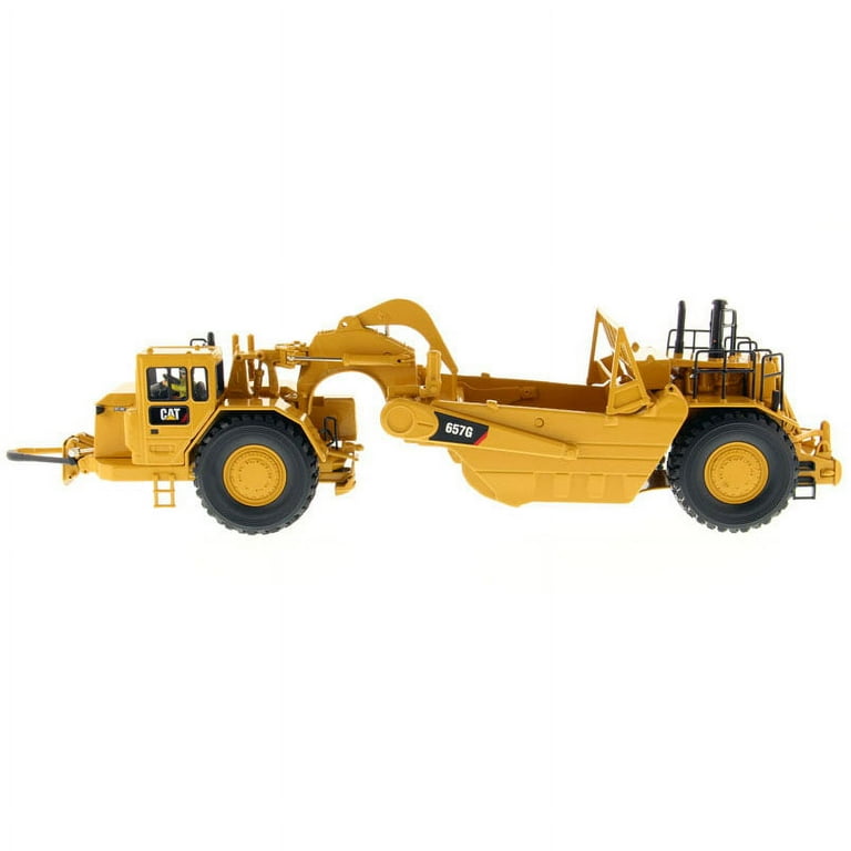ミニカー DM 1/50 CAT 657G WHEEL TRACTOR-SCRAPER Caterpillar 657G Wheel Tractor Scraper High - 1/50 Scale - Walmart.com