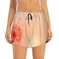 thumbnail image 4 of Lsque The Sunset of Dandelion Printed Women's Running Shorts with Liner Pockets,Elastic Quick Dry Workout Athletic Gym Yoga Shorts,Womens High Waist Shorts-Medium, 4 of 9