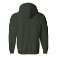 thumbnail image 3 of Gildan Full Zip Hooded Sweatshirt for Men Size up to 3XL, 3 of 5