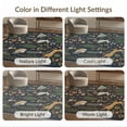 thumbnail image 7 of ODIKA 4'x6' Black Forest Design Washable Area Rug Enchanted Woodland Creatures Pattern for Home Office, Under Desk, Non-Slip Chair-Friendly, Flatwoven, 7 of 7
