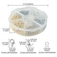 thumbnail image 4 of Jewelry Making Kits DIY Zinc Alloy Lobster Claw Clasps & 304 Stainless Steel Open Jump Rings & Brass Bead Tips Making Findings Kits 5~12x0.6~6mm 26-27, 4 of 5