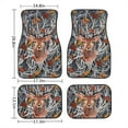 thumbnail image 3 of Xoenoiee Deer Camouflage Print Auto Carpets Non-slip Rubber Backing Floor Mats for Car SUV Truck Van, All Weather Protection Automotive Accessories Floor Liners, 3 of 6
