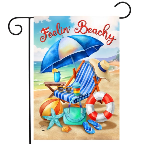 Briarwood Lane Summer Garden Flag 12x18 For Outdoor Feelin Beachy For Summer Garden Flag Flags For Outside