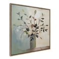 thumbnail image 4 of Kate and Laurel Sylvie Traditional Boho Floral Botanical II Framed Canvas Wall Art by The Creative Bunch Studio, 30x30 Gold, Soft Flower Bouquet Art for Wall, 4 of 8