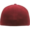 thumbnail image 4 of Solid Flat Brim Bill Fitted Baseball Cap, 4 of 6