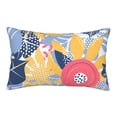 thumbnail image 3 of LNWH Rectangle Pillow Cover, Vintage Floral Seamless Art Pattern Cushion Covers Pillowcase for Couch Bedroom Sofa, 14"x20", 3 of 8