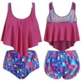 thumbnail image 2 of Gifts For Women Push-Up Padded Plus Size Overlay Print Bikini Swimsuit, 2 of 6