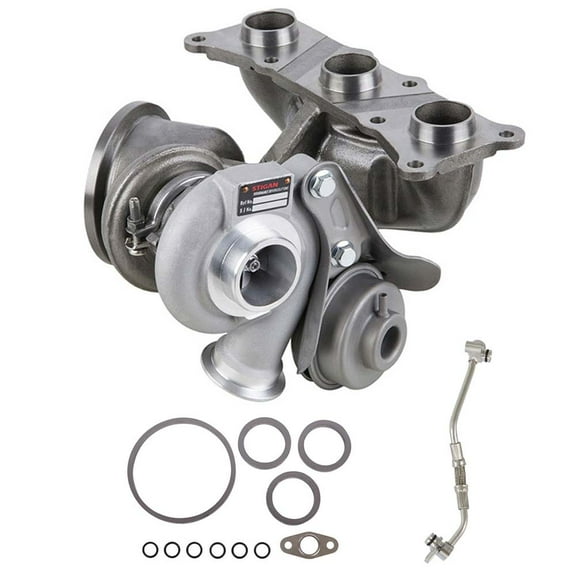 BuyAutoParts Turbocharger and Installation Accessory Kit 40-84610S4