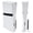 White, variant on PlayVital Dust Filter & Silicone Plug Set for ps5 Pro Console, Anti-Dust Protection Accessories for ps5 Pro Console with Silicone Port Covers, Easy Installation, White