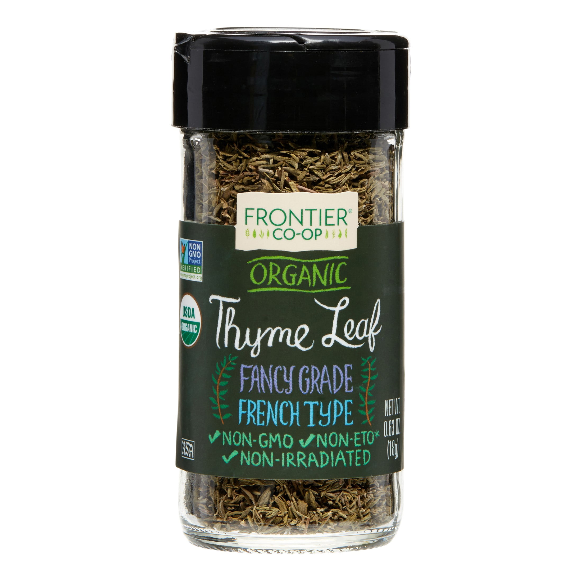 Frontier Natural Products Organic Thyme Leaf Whole, 0.8 Oz Walmart