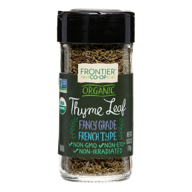 Frontier Natural Products Organic Thyme Leaf Whole, 0.8 Oz