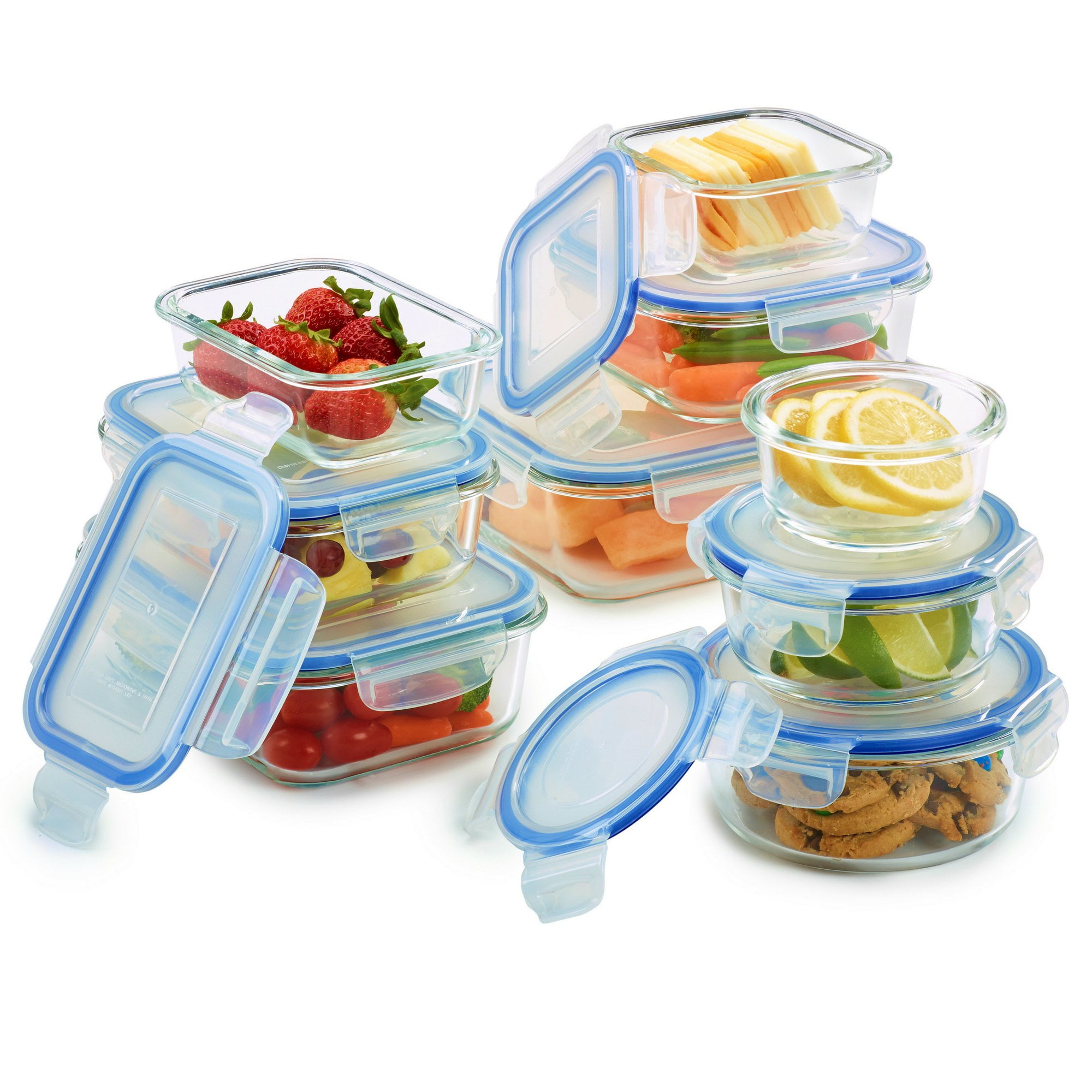 Tritan Plastic Food Storage Containers, 18 Pieces. Bpa Free. Microwave  Safe. W1J