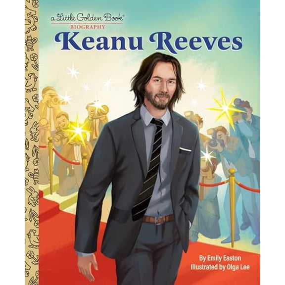 Pre-Owned Keanu Reeves: A Little Golden Book Biography, 9780593807965, 0593807960, Hardcover,