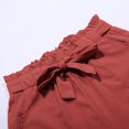 thumbnail image 4 of Gerichy Women's Wide Leg Pants with Pockets Lightweight High Waisted Adjustable Tie Knot Loose Trousers Flowy Summer Beach Lounge Pants Women Casual Pants High Waisted Self Tie Belted Pants, 4 of 5