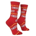 thumbnail image 3 of Cool Socks, Cheez It Cracker, Stripes, Womens Crew Length, Funny Graphic Print, Large, 3 of 6