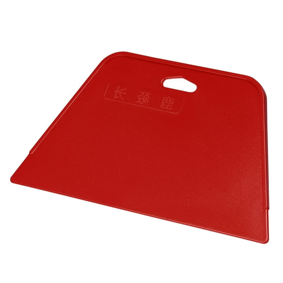 Espátula de plástico Unique Bargains para alisar herramientas de tratamiento de pintura de pared y parabrisas de 7.5" roja