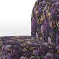 thumbnail image 4 of Designart "Regal Damask In Gold And Purple II" Purple Marble Upholstered Accent Chair - Glam Arm Chair For Living Room, 4 of 7
