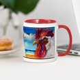 thumbnail image 4 of CafePress - CHICKENS AT EASTER ISLAND Mugs - 11 oz Ceramic Mug - Novelty Coffee Tea Cup, 4 of 6