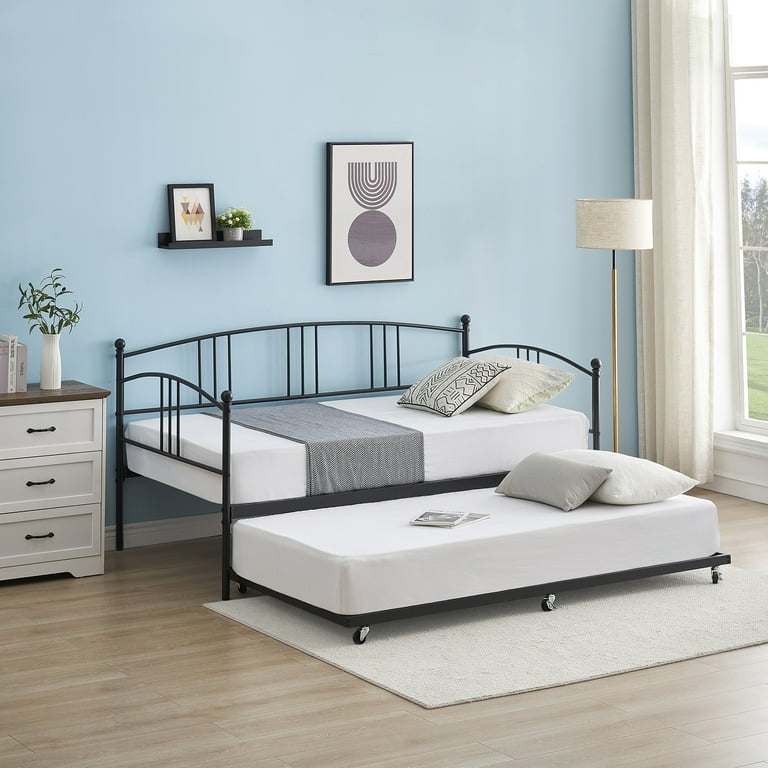 Walmart trundle bed twin sales