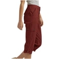 thumbnail image 4 of Roncen Women's Ultra Lux Comfort with Flex-to-Go Cargo Capri Pant, 4 of 8