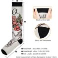 thumbnail image 3 of FREEAMG Colorful Flowers Compression Socks for Women and Men, 1 Pair, 3 of 7