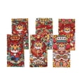 thumbnail image 1 of Tnarru 6 Pcs Enveloppes Rouges du Nouvel An Chinois 2024 Sachets Rouges Dragon Traditionnels Hong Bao pour Anniversaire de Festival Collation des Grades Anniversaire A, 1 of 8