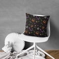 thumbnail image 4 of Halloween Decor Pillow Covers Set of 2 - Spooky Cute Ghost and Pumpkin Linen Pillow Covers 16x16 inch throw pillow case Halloween gifts to friends,family, 4 of 6