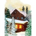 thumbnail image 2 of Keith, Jesse 19x24 Black Ornate Wood Framed with Double Matting Museum Art Print Titled - Secret Cabin, 2 of 4