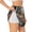 White, variant on bass water fishing Printed 2 in 1 Women's Workout Shorts for Athletic Gym Running Shorts with Phone Pockets-Medium