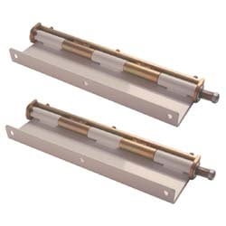 Lippert Composants Support de Cric de Camping 182496 Happijac; pour Monter des Crics de Camping Happijac; Support à Bascule; Acier; Ensemble de 2; à Boulonner