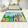 thumbnail image 2 of Numberblocks Rug, Ultra Soft Flannel Area Rug With Non-Slip Backing, Plush Memory Foam Carpet Rug For Bedroom, Living Roo,M Dining Ro,Om Playroom, Absorbent Washable Floor Mat, 2 of 7