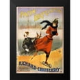 thumbnail image 2 of Vintage Apple Collection 18x24 Black Modern Framed Museum Art Print Titled - Patin Bicyclette, 2 of 5