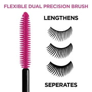 LOreal Paris Telescopic Original Washable Mascara, Blackest Black, 2 Pack