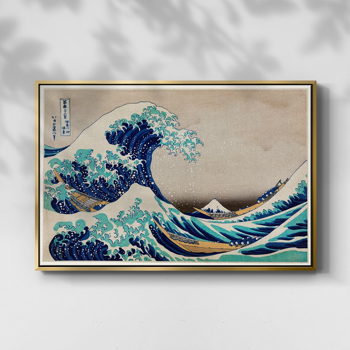 Vintage Landscape-CXLIII By Wexford Home Framed in Gold Wood Gallery Wrapped Canvas 25 in. x 37 in.
