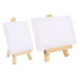 thumbnail image 5 of GETAJGHSD 2Sets Canvas Easel Set Beige Rectangular Diy Painting For Office Use Artists, 5 of 8
