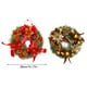 thumbnail image 5 of Monstrate Colgante de de Navidad para puerta delantera, decoración de Festival al aire libre, coronas de flores de Navidad, restaurante Kits de decoración para fiestas Rojo, 5 of 6