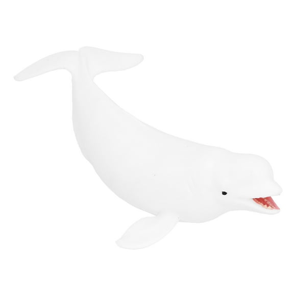 Domqga Sea Animal Figures Educational White Whale Figures Model For Home