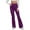 Purple, variant on Women Pants Casual Work Women's Super High-Rise Luxe Cargo Pants(Yellow,M)