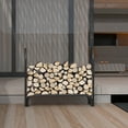thumbnail image 4 of Regal Flame 4 ft Heavy Duty Firewood Shelter Log Rack for Fireplaces and Fire Pits to Enjoy a Real Fire or Complement Vent-Free, Propane, Gas, Gas Inserts, Ethanol, Electric, Indoor Outdoor Fireplaces, 4 of 9