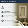 thumbnail image 5 of Head West Pave Brushed Nickel Stylish Bathroom and Wall Mirror - 19" x 31", 5 of 7