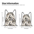 thumbnail image 2 of Saiise Snake Pattern Sports Drawstring Backpack - String Swim Gym Bag with Wet Proof Pocket for Women&Men-Small, 2 of 6